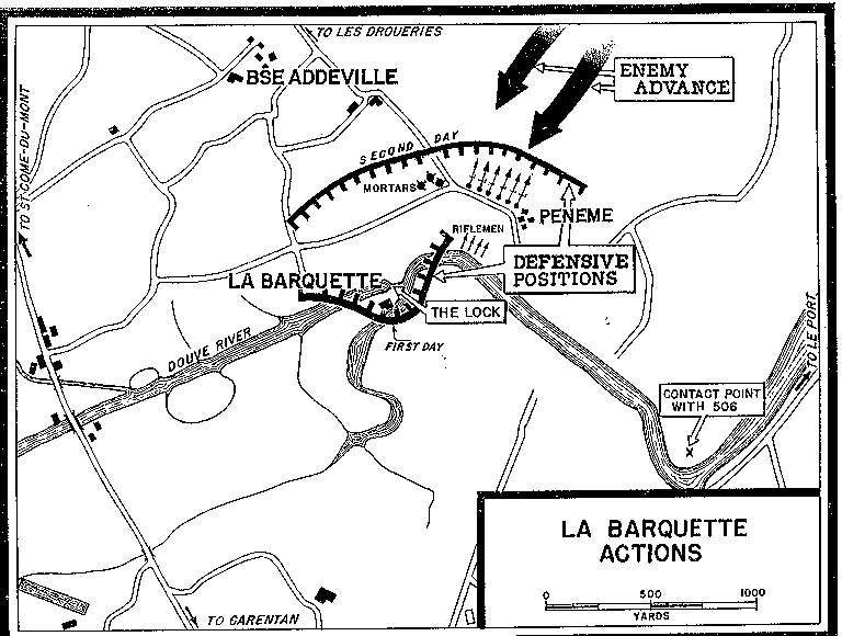 501st Parachute Infantry Regiment PIR LA BARQUETTE ACTIONS