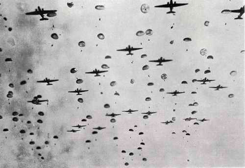 101st Airborne Dropping in Operation Market Garden