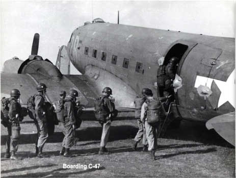Paratroopers Board a C-47 Skytrain